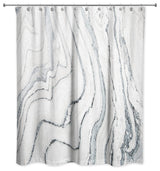 Blue Marble Shower Curtain