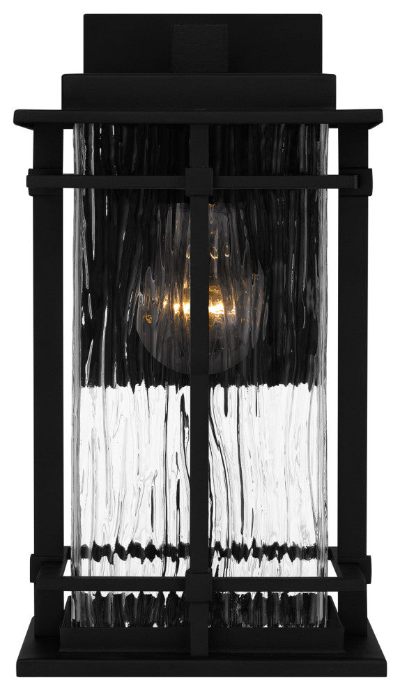 Quoizel MCL8406 McAlister 12" Tall Outdoor Wall Sconce - Earth Black