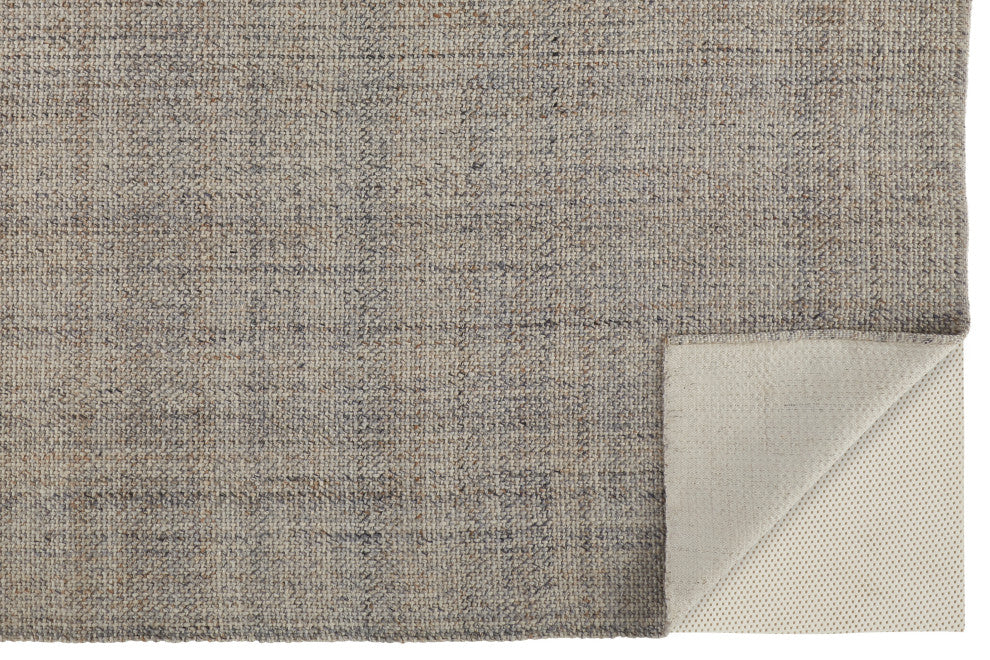 Weave & Wander Siona Space Dyed Flatweave Rug, Ivory/Gray, 10' X 14'