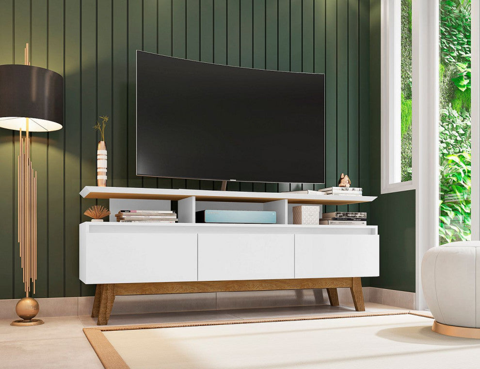 Yonkers 62.99 TV Stand in White