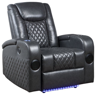 Alair Power Motion Recliner W/Bluetooth, Wireless Charger & Cupholder