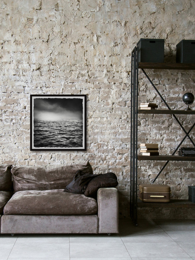 "Ocean Storm" Framed Painting Print, 24x24