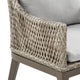 Grenada 5-Piece Gray Aluminum Outdoor Dining Set With Gray Fabric