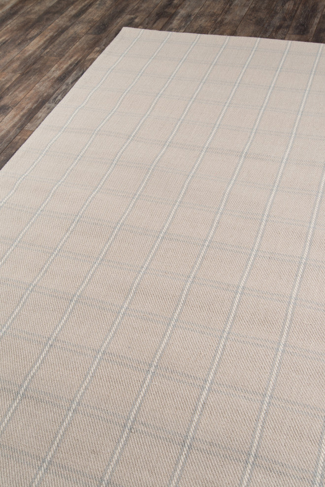 Erin Gates by Momeni Marlborough Dover Hand Woven Wool Area Rug, Beige, 8'x10'