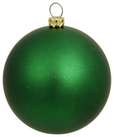 Vickerman N594004DMV 15.75" Green Matte Ball Ornament