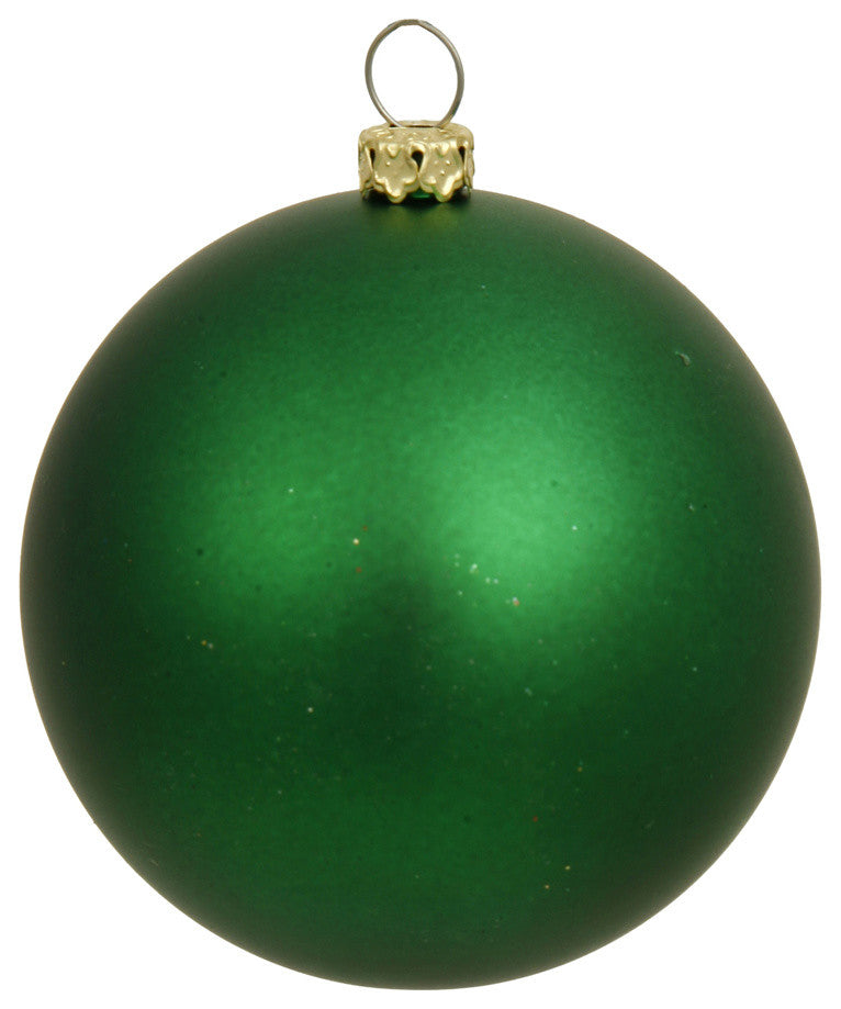 Vickerman N594004DMV 15.75" Green Matte Ball Ornament
