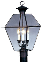 Westover Outdoor Post Head, Black