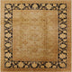 Ahgly Company Indoor Square Mid-Century Modern Area Rugs, 4' Square