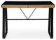 Loft Lyfe Nila Desk, 2 Storage Drawers, Black 43.3Lx21.6Wx30H