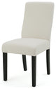 GDF Studio Arthur Contemporary Fabric Dining Chair, Set of 2, Ivory