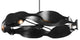 Waves Pendant, Black Finish, Standard Overall Height