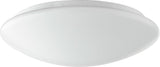 Quorum 1 Light 13.75" Ceiling Mount, White