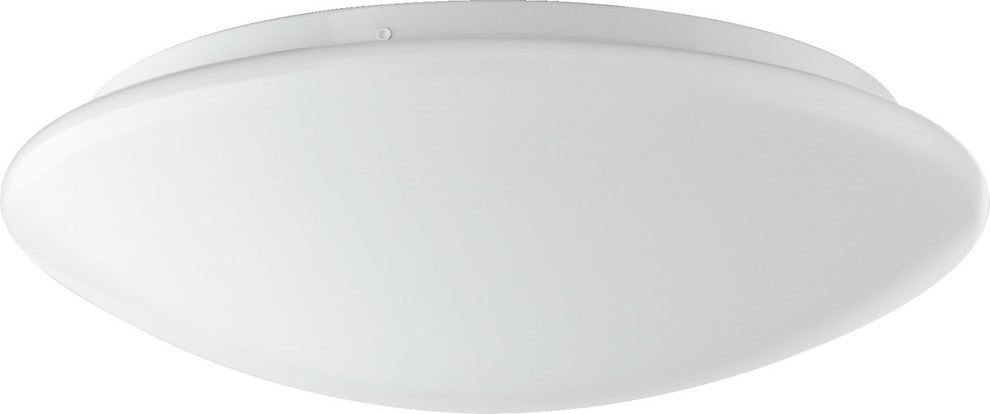 Quorum 1 Light 13.75" Ceiling Mount, White