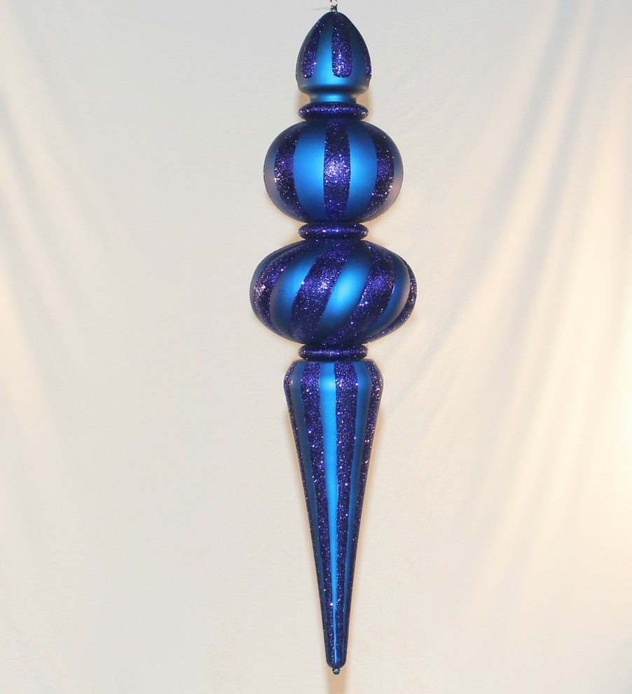 48" Oversized Blue Shatterproof Finial