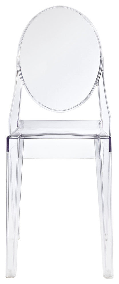 Restaurant Tables and Chairs, "Alfio" Bistro Chairs, Clear