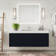 Boutique Bath Vanity, Black, 60", Single Sink, Wall Mount