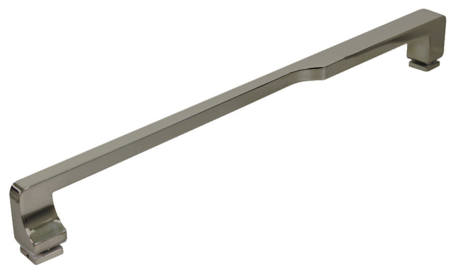 Frederick 47 in. W x 70 in. H Shower Door in Brushed Nickel with Clear Glass