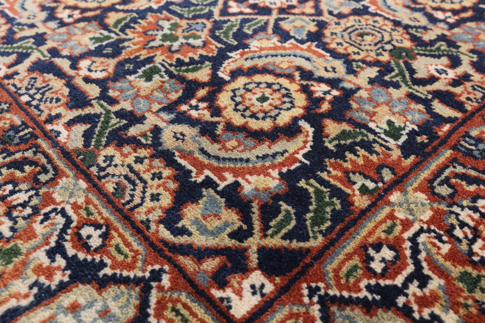 Persian Hill Herati Hand Knotted Wool Runner Rug 2' 3" X 10' 4" - Q7164