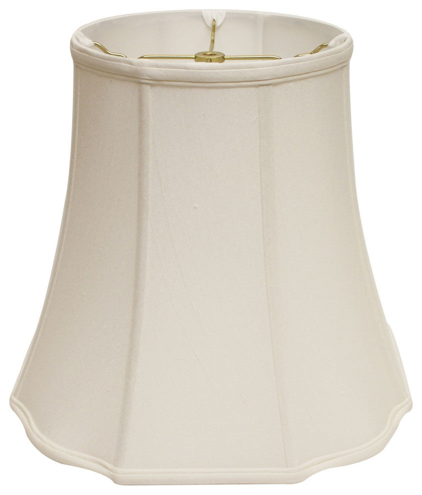 16" White Premium Octagon Monay Shantung Lampshade