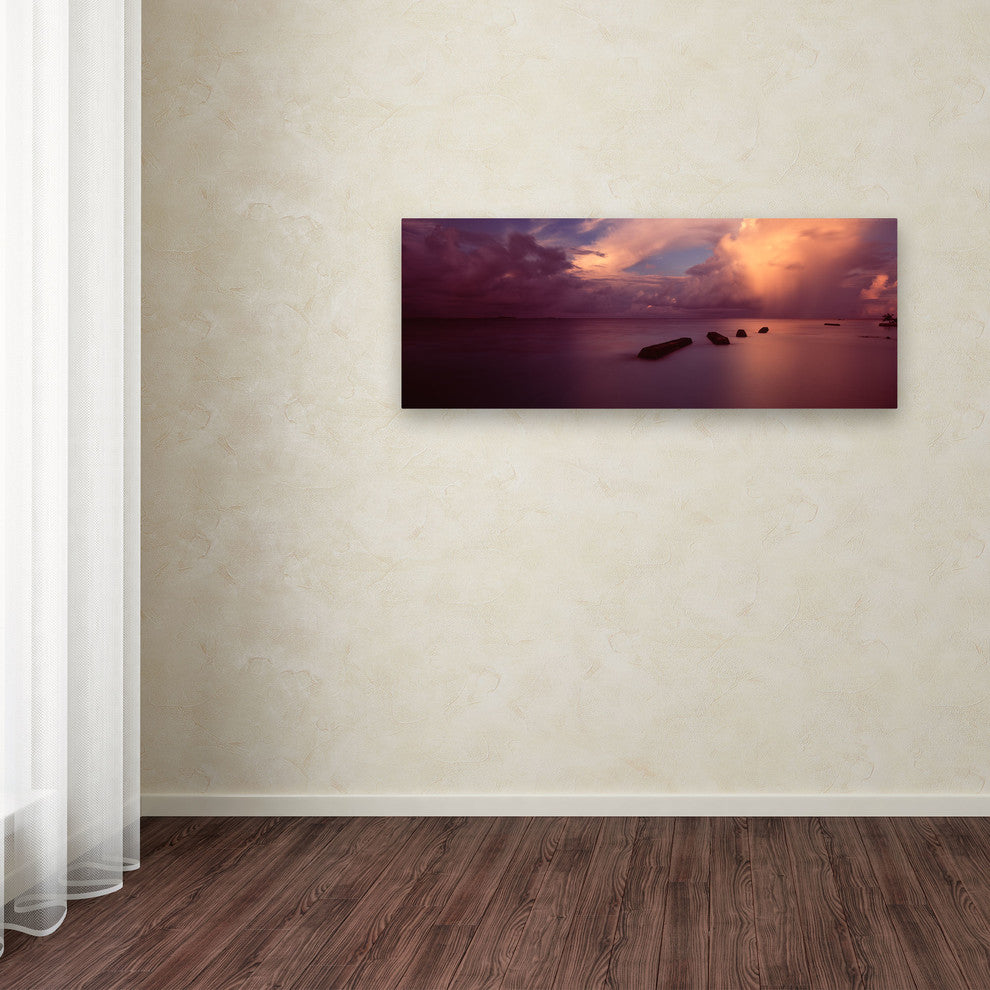'Afterglow 2-Maldives' Canvas Art by David Evans