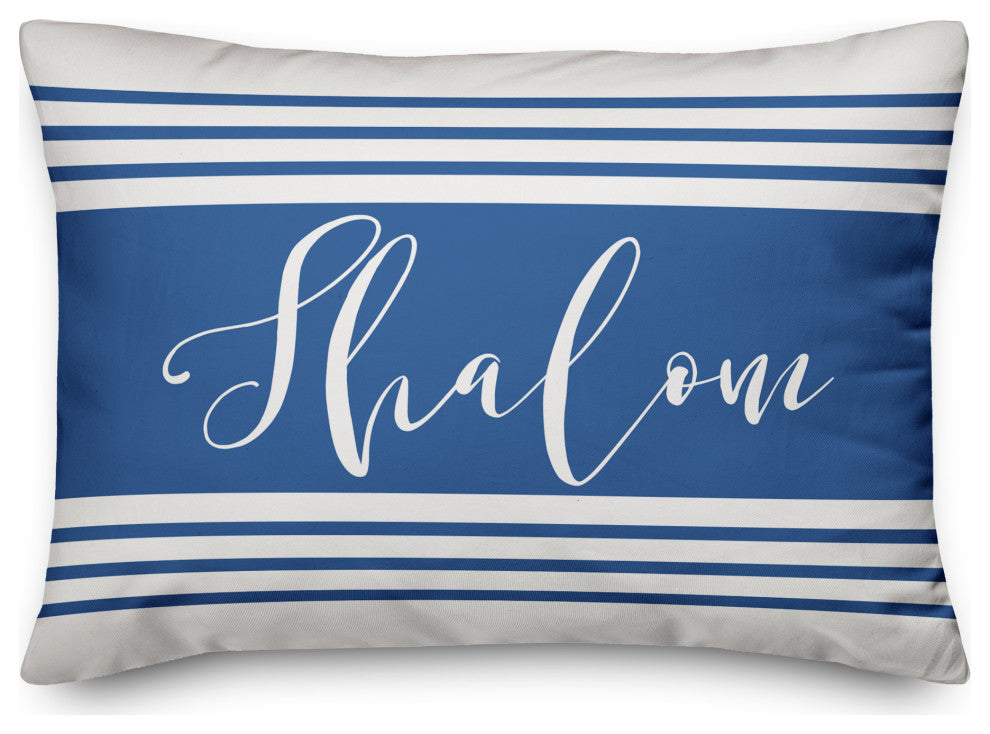 Shalom Stripes 14"x20" Throw Pillow Cover