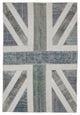 Rug N Carpet - Handmade Oriental 6' 7'' x 9' 10'' Flag Patchwork Rug