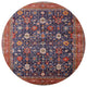 Ahgly Company Indoor Round Mid-Century Modern Area Rugs, 7' Round