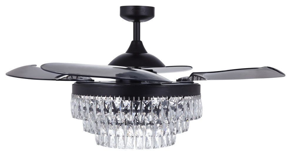 Fanaway Veil 48" Ceiling Fan, Antique Black