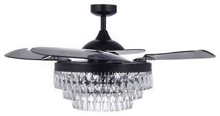 Fanaway Veil 48" Ceiling Fan, Antique Black