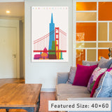 "San Francisco Gallery" by Yoni Alter, 40x26x1.5"