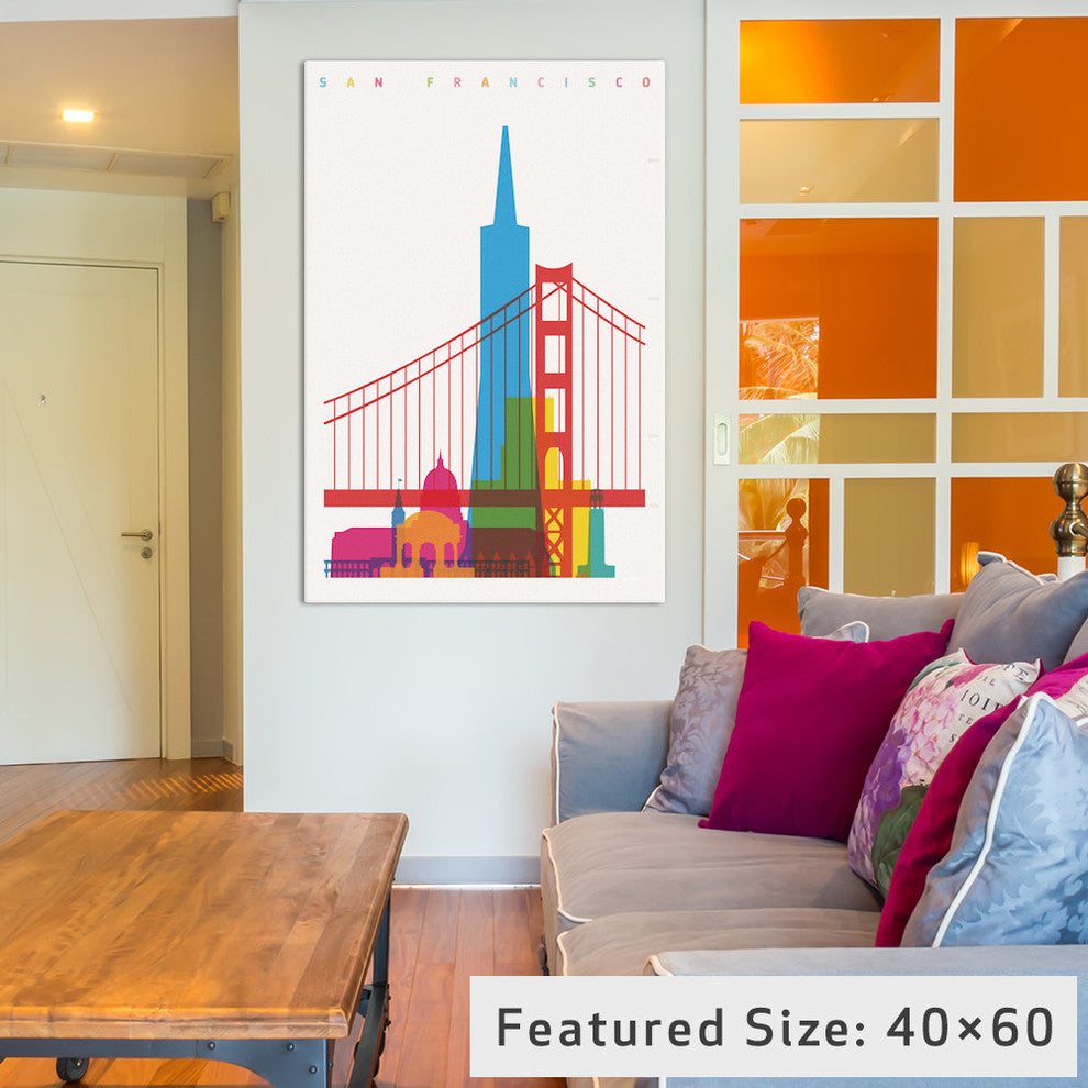 "San Francisco Gallery" by Yoni Alter, 40x26x1.5"