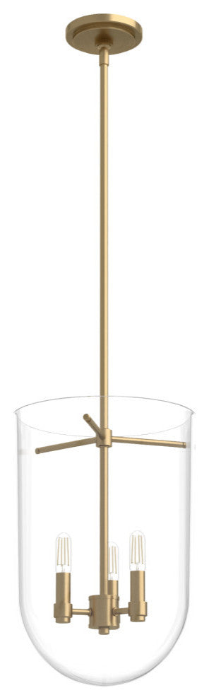Hunter Sacha Alturas Gold 3 Light Pendant Ceiling Light