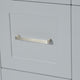 Ariel Hamlet 73" Rectangle Sinks Bath Vanity, 1.5" Carrara Marble