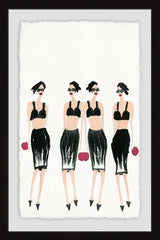 "Night Out" Framed Painting Print, 12"x18"