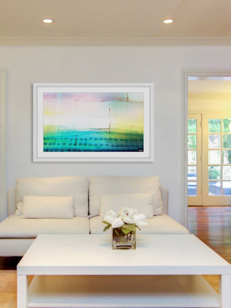 "Beach Light" Framed Painting Print, 24"x16"
