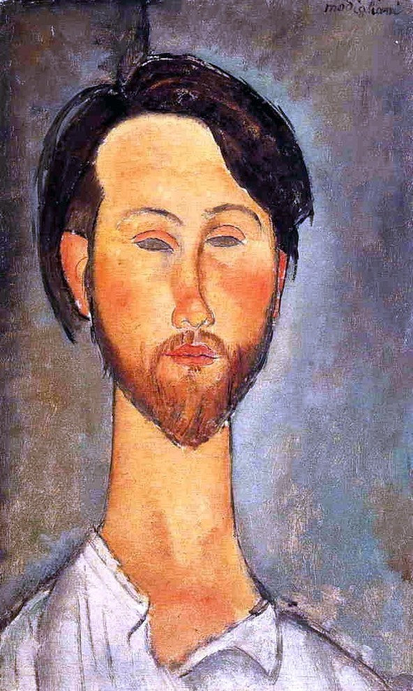 Amedeo Modigliani Leopold Zborowski, 18"x27" Wall Decal Print
