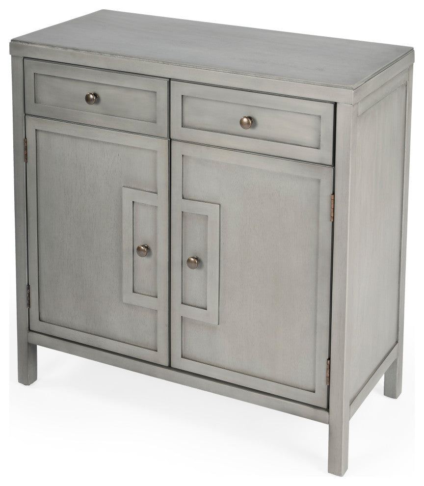 Butler Imperial Console Cabinet, Gray