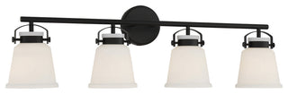 Kaden 4-Light Bathroom Vanity Light, Matte Black