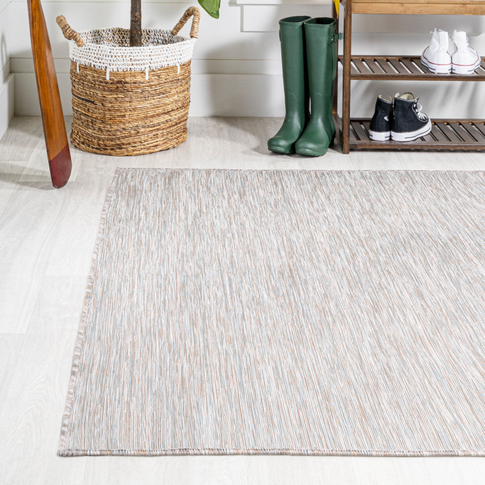 Ethan Modern Flatweave Solid, Gray, 9 X 12