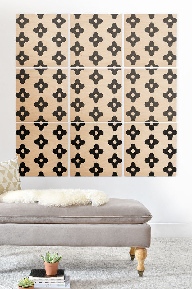 Deny Designs Holli Zollinger Gypsy Bead Wood Wall Mural, 3'x3'