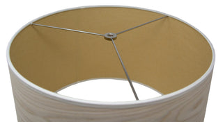 Urbanest White Oak Veneer Drum Lamp Shade, Large
