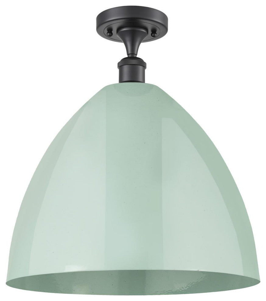 Innovations 516-1C-BK-MBD-16-SF 1 LightSemi-Flush Mount, Matte Black