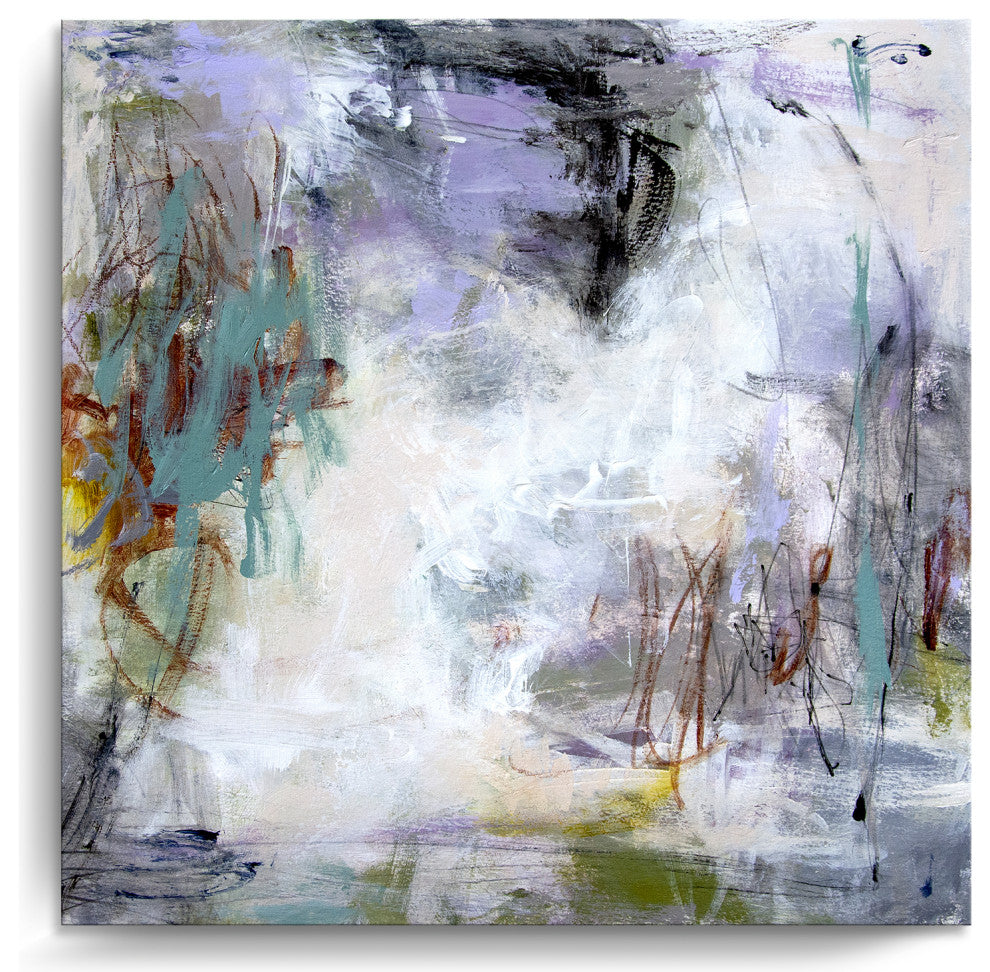 Ready2HangArt 'Grassy Waters' Abstract Canvas Wall Art