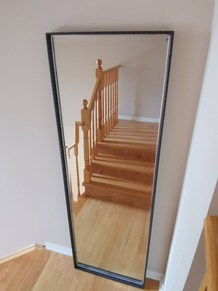 metal wall or floor mirror