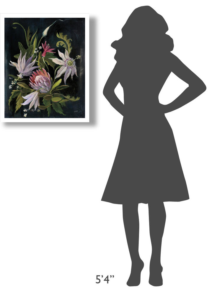 "Flower Show I" Digital Paper Print by Julia Purinton, 22"x26"