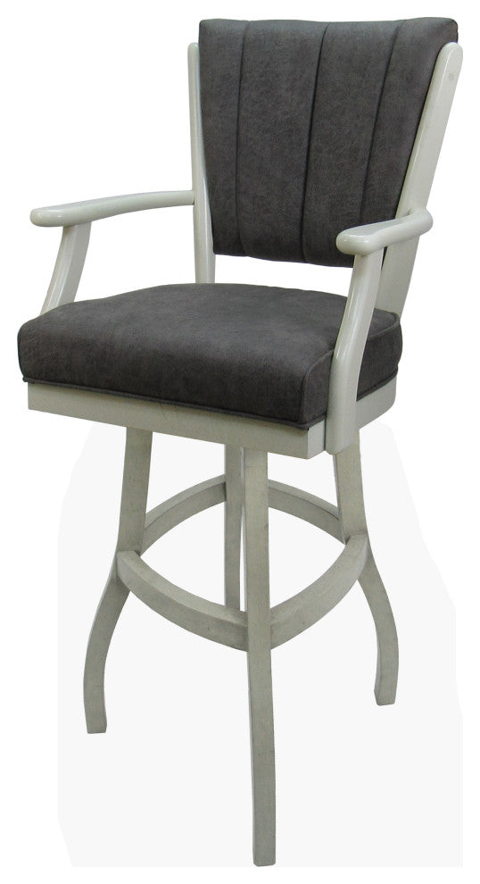 Classic Counter Bar Stools 26" 30" Extra Tall 34", Northwest Elk - Antigue White, 26"