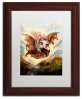 Natasha Wescoat 'Dreaming Of Flying' Art, Wood Frame, White Mat, 11x14