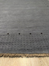 Hand-Knotted Wool Gray Contemporary Lori Baft Rug., 8'x10'