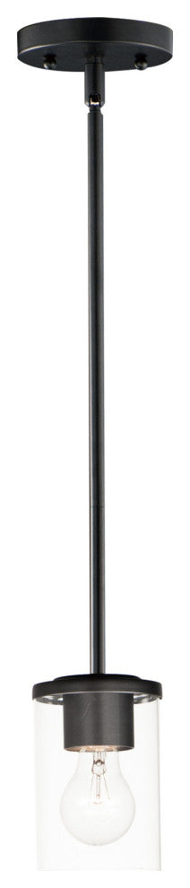 Maxim 90200CL Corona 5"W Mini Pendant - Black