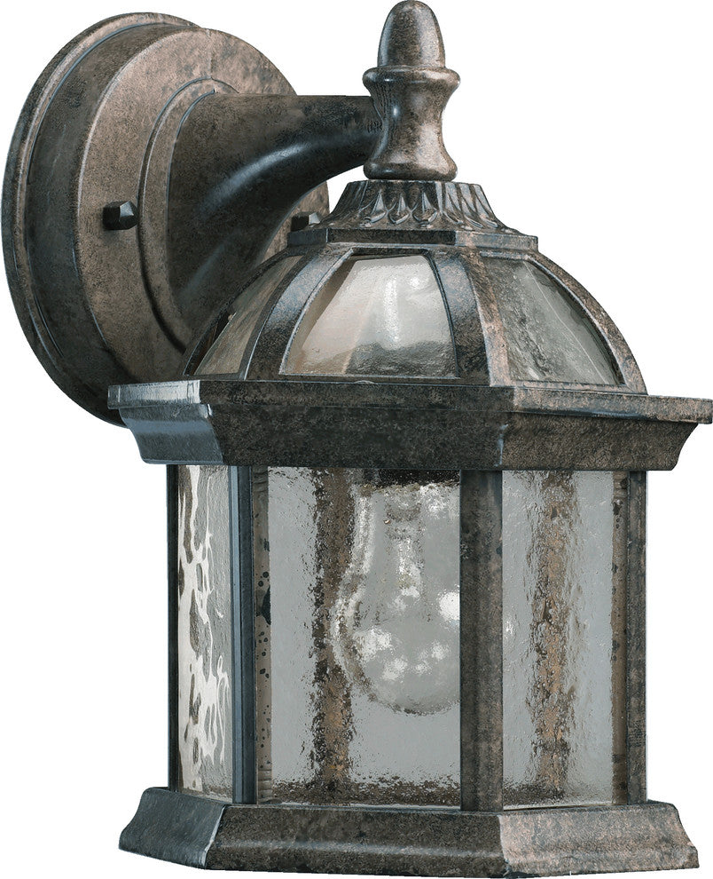 Weston 1-Light Wall Lantern Wall Mount, Timberland Granite